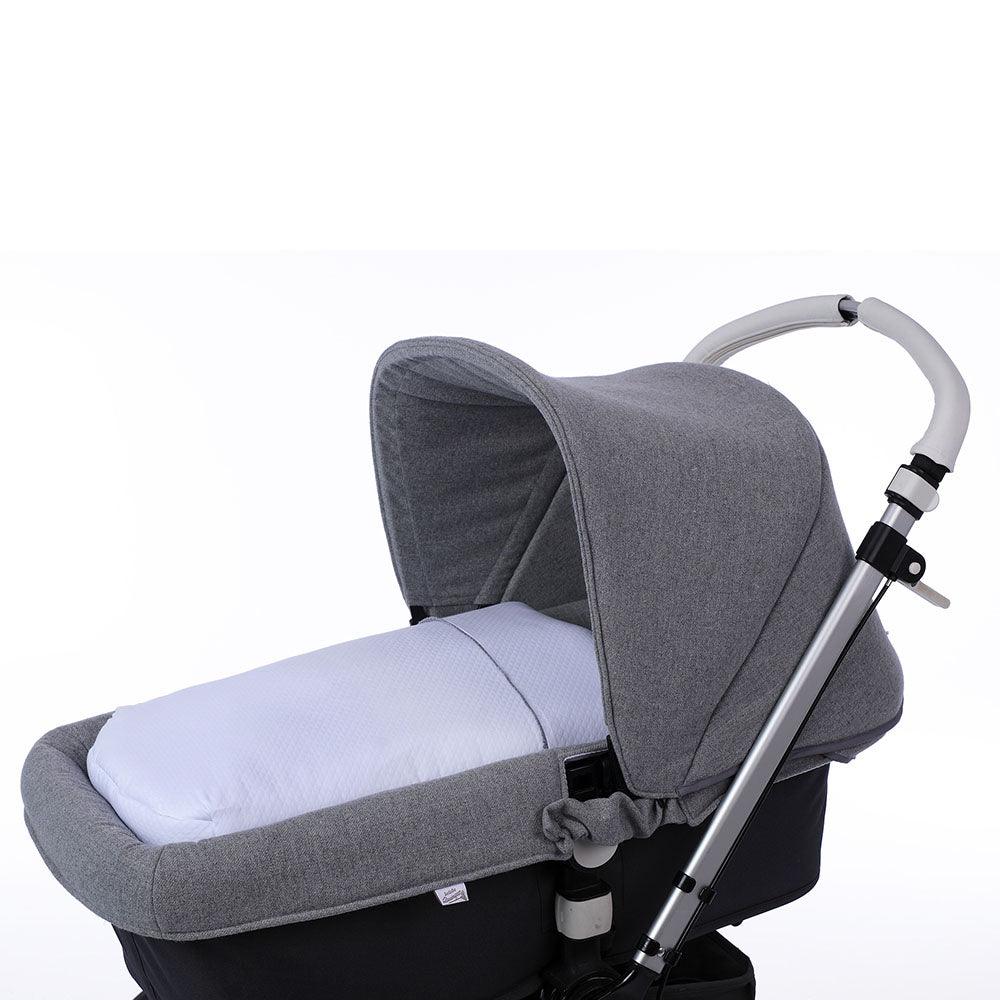 Saco Capazo Bebé Interior A Medida Rosello Blanco Bebiti By Nanetes - Nanetes #